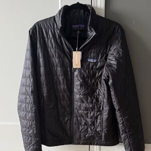 Patagonia Men Nano Puff Jacket Black Small NWT
